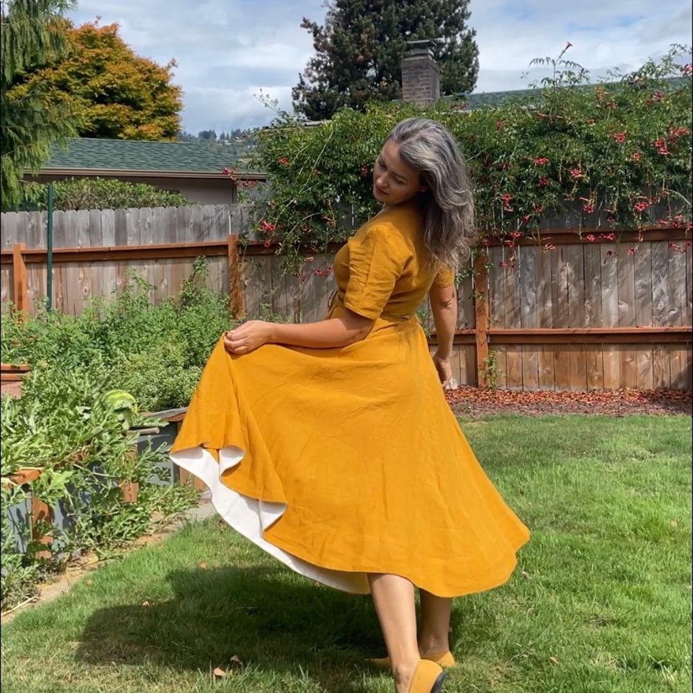 Son de Flor wrap dress